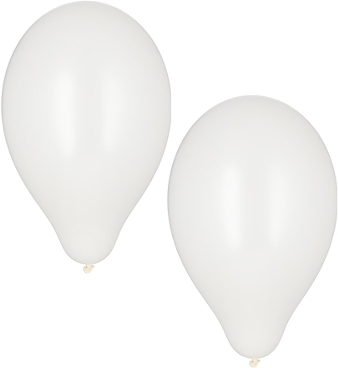 100 Ballonnen Ø 25 cm wit