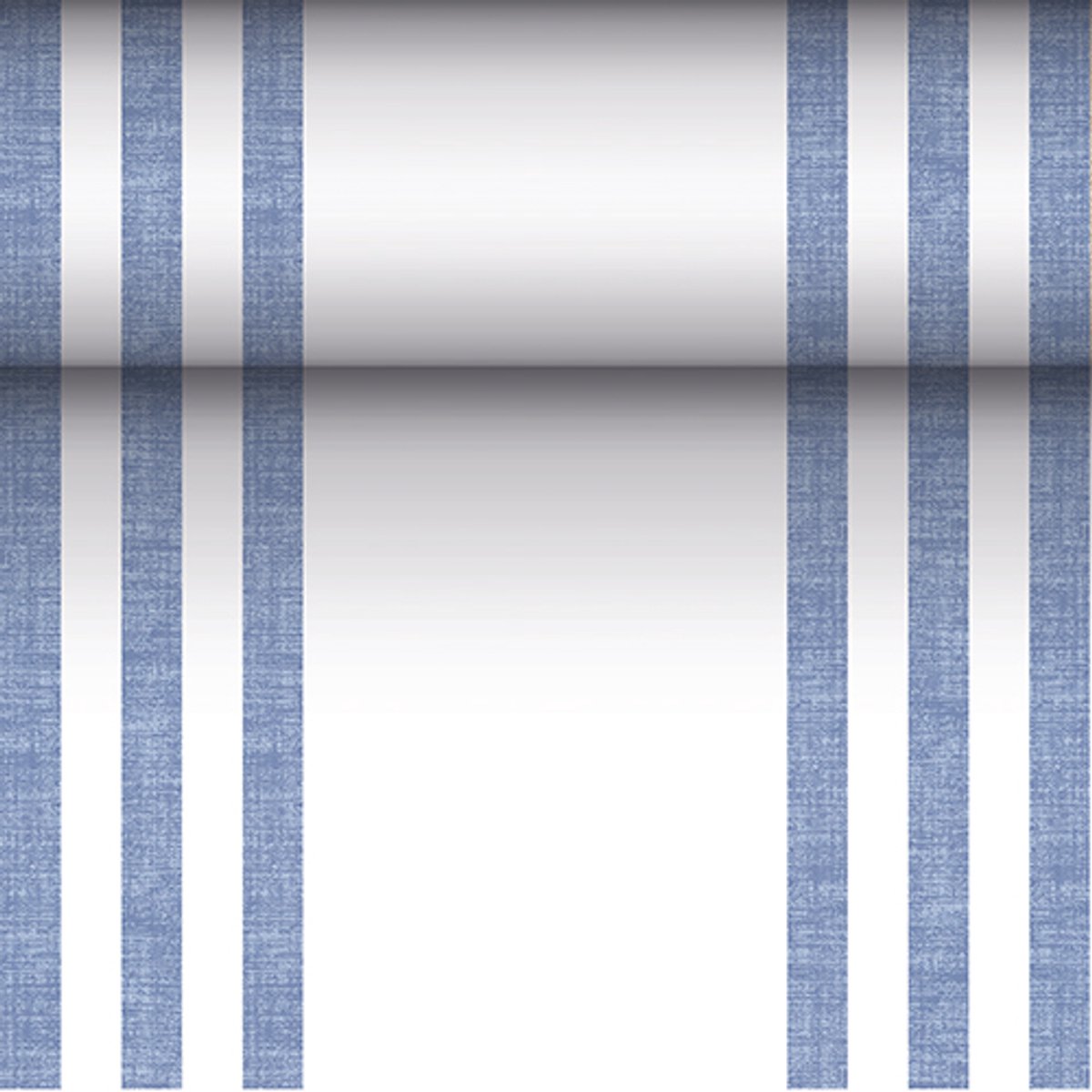 4x Tafellopers stofkarakter PV-Tissue Mix ROYAL Collection 24 m x 40 cm blauw Lines