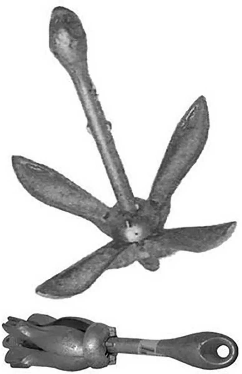 Vouwbaar anker (1.5 kg) (GS61010)