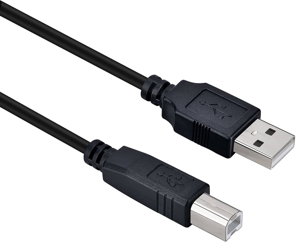 MIDI Controller Kabel - USB B Kabel - Muziek Maken - Brede Compatibiliteit - 3 Meter - Zwart