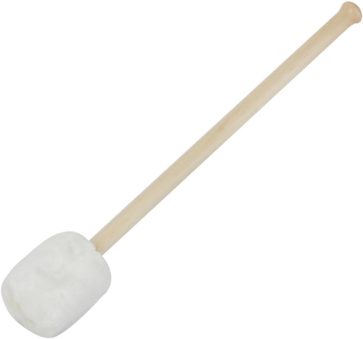 Bastrommelstokken - Mallets Pauken - Slagwerk Uitoefenen - Houten Handvat - 42cm Lengte - Wit
