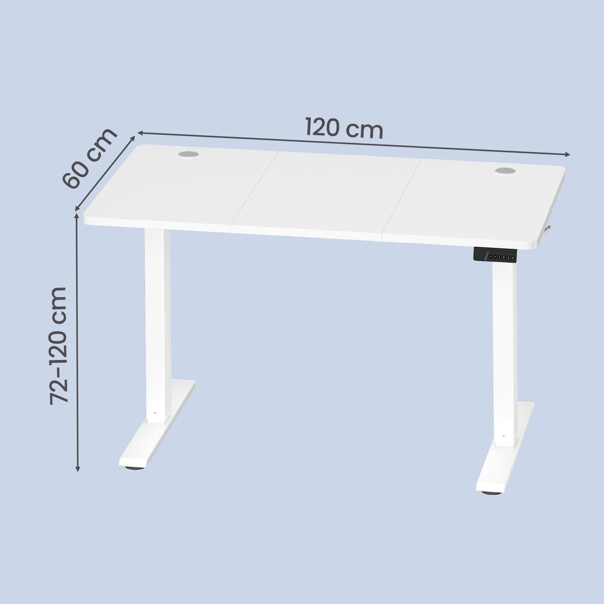 VASAGLE VASAGLE Zit-Sta Bureau - afbeelding 2