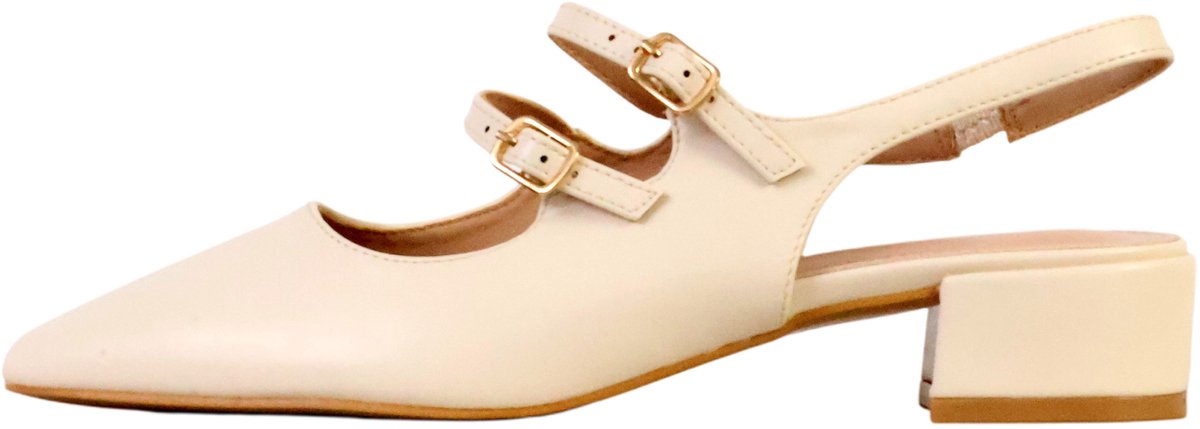 Pumps met riempje