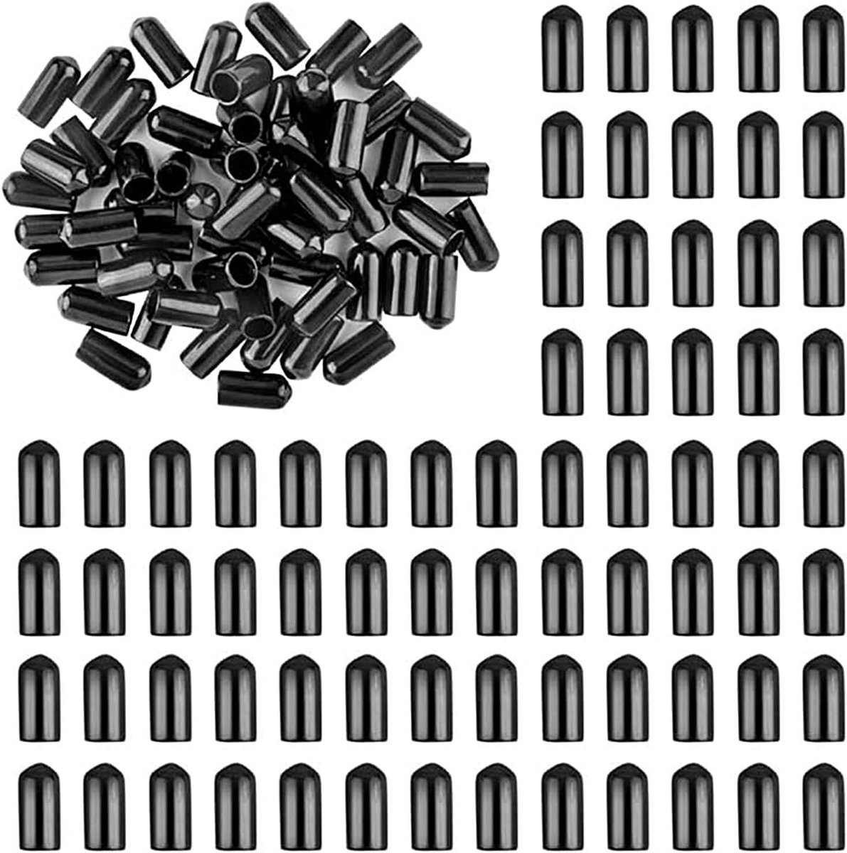 Flesjesdeksels Siliconen - Drank Dopjes - Flessen Afsluiten - 100 Stuks Set - 1 cm Mond