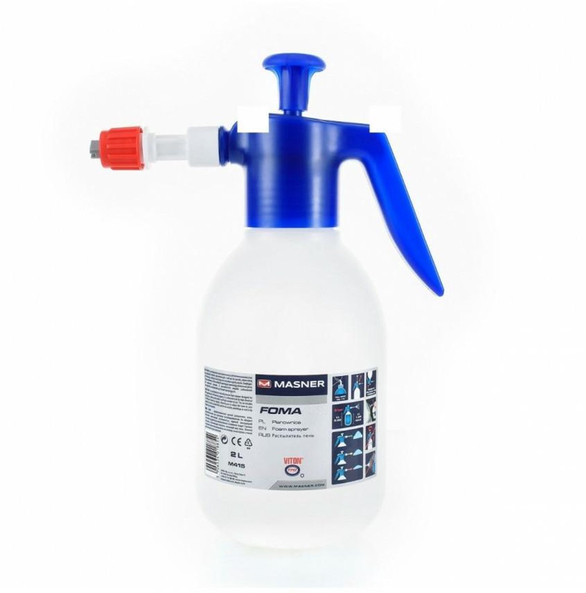 Oleo-Mac Masner Foma 2L - Handmatige Schuimspuit - 2 bar - Chemisch Bestendig