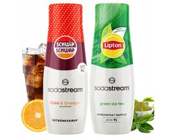 Sodastream - Syroop Zestel - Cola en Lipton Green - 440 ml