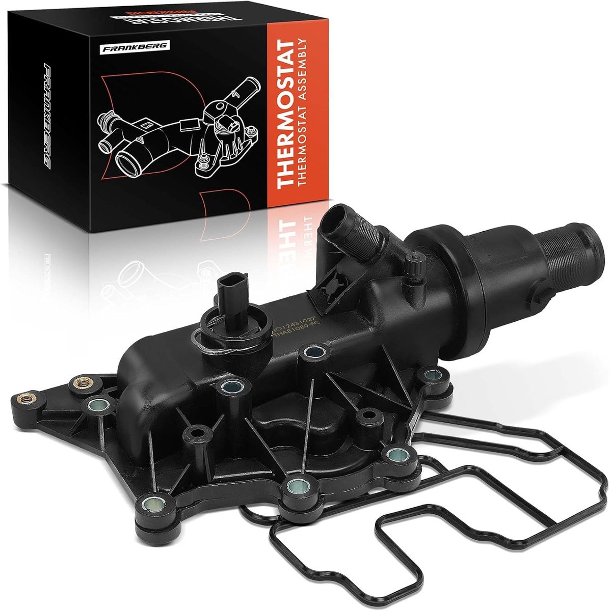 Koelmiddelregelaar Thermostaat - Koelvloeistofregelaar - Motorkoeling Systeem - Directe Vervanging - 34x24x14cm