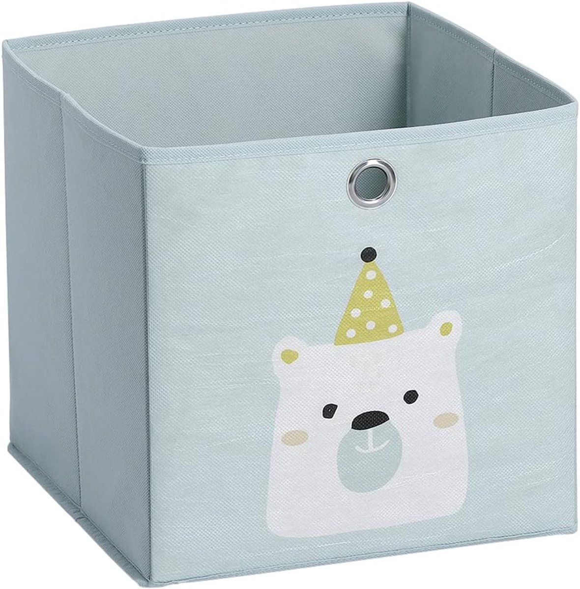Opbergdoos - Opbergmand - Kinderkamer - Inklapbaar - 28x28x28 cm - mint