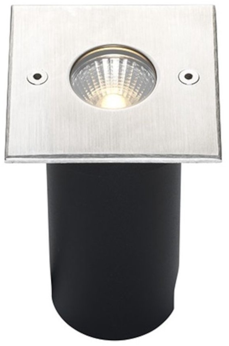Complete tuinverlichting set met grondspots – 3x Meda LED – warm wit 2700K – incl. kabel & 2x transformator – 24V plug & play (L2651)