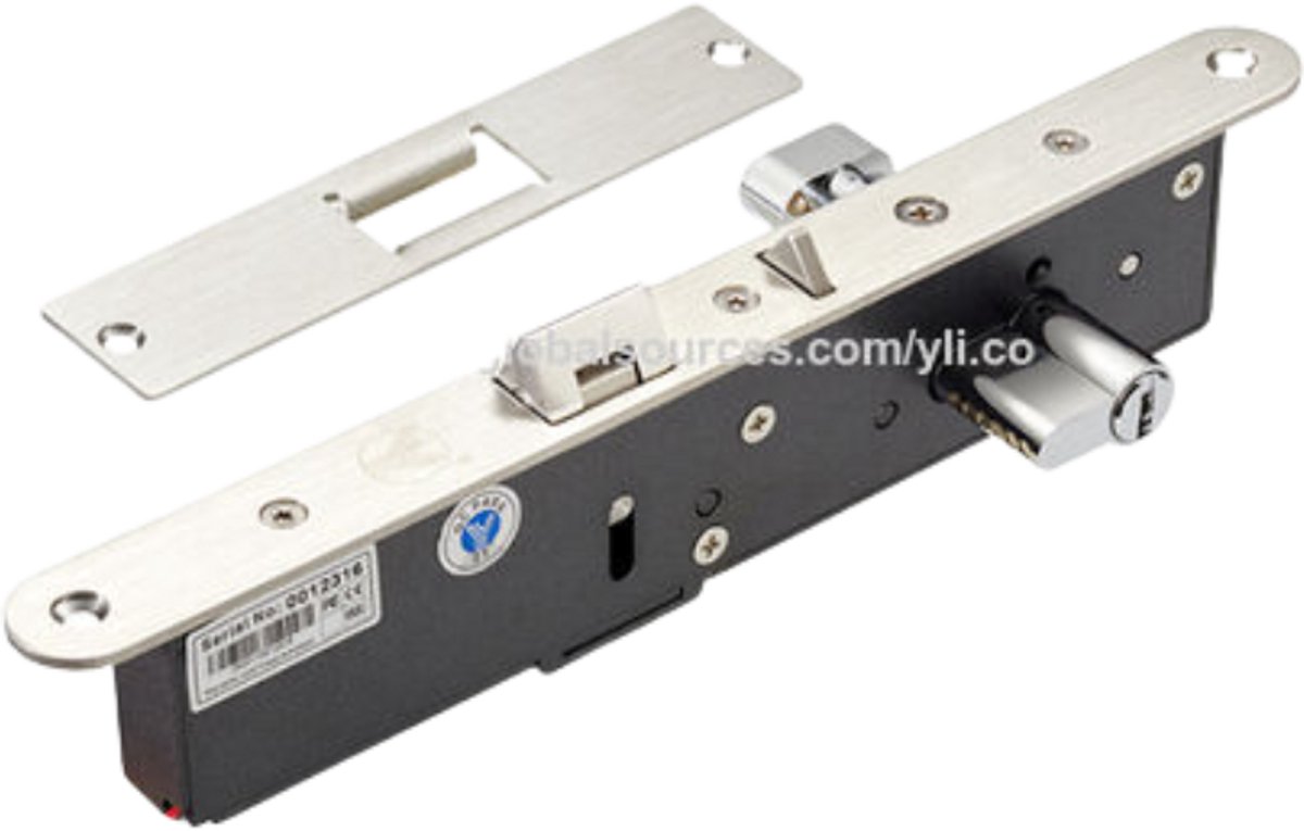 YLI YML-650B NO/NC elektrisch mechanisch slot inbouw met cilinderslot voor 12/24VDC/AC
