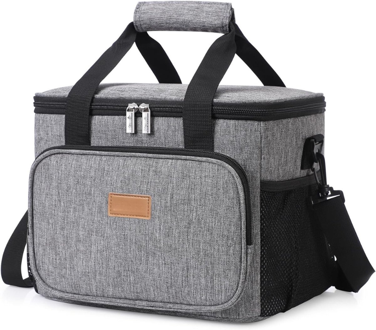 Picknicktas - Picknickmand - Lunchtas - Lunch Bag - Koeltas - Koelrugtas - Koelrugzak - Cooler Bag - Thermotas - 15L - Grijs - van Imperatoris