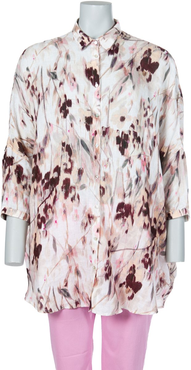 120% Lino - Blouse - Beige - S (36)