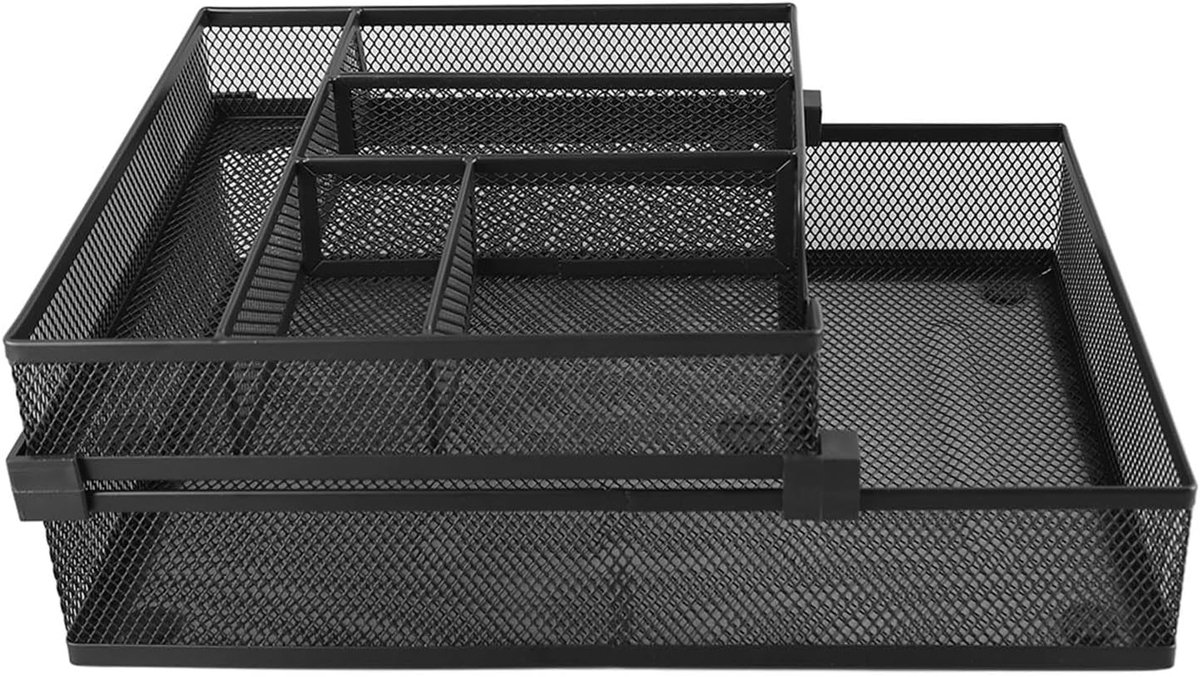Papierlade Organizer - Bureau Opslag - Kantoor Thuis - Verstelbare Lagen - 32 x 23 x 7 cm