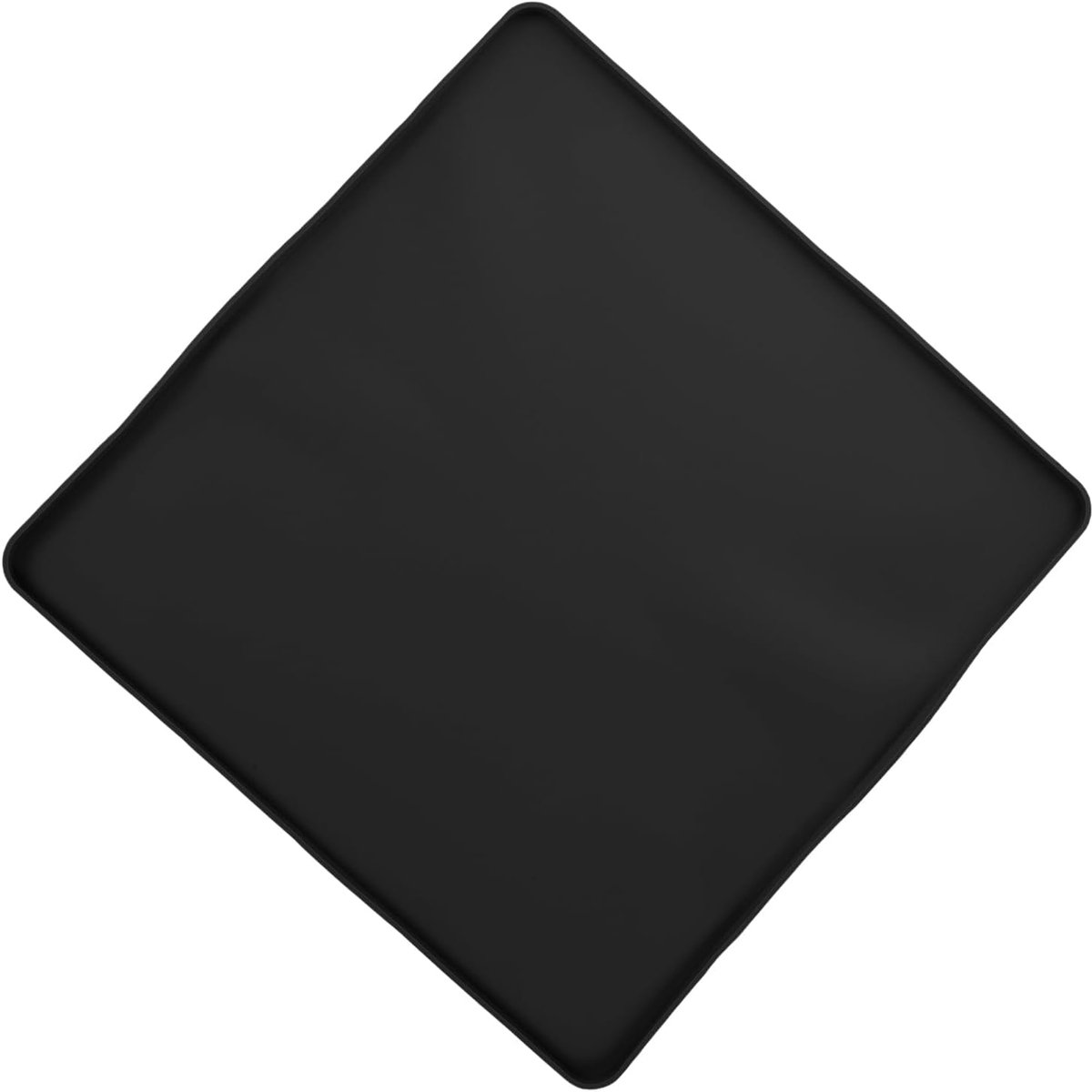 Lekbak Luchtontvochtiger - Opvangbak Vocht - Vloer Beschermen - Verhoogde Rand - 40 x 40 cm - Zwart