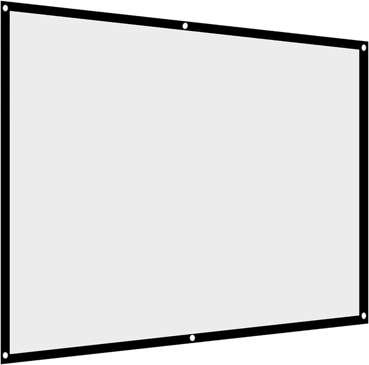 Projectiescherm Opvouwbaar - Projectorgordijn - Thuisbioscoop - Kreukvrij Polyester - 100 inch 4:3 - Wit