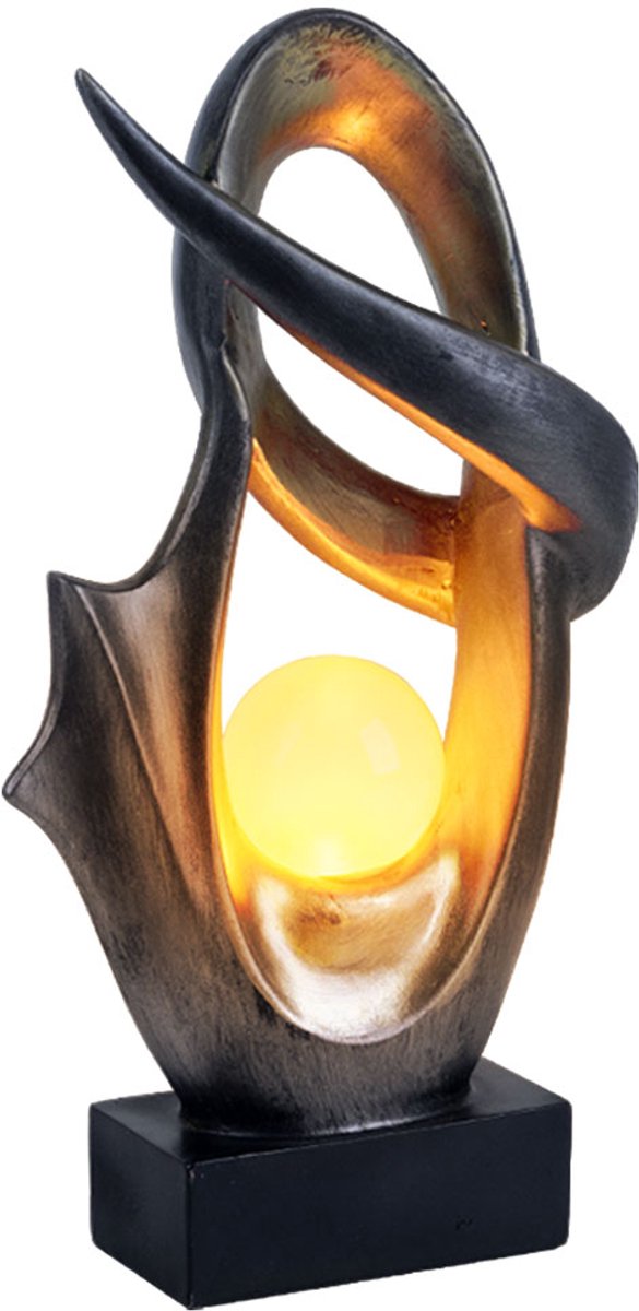LED solar decoratieve buitenlamp brandeffect tuin patio verlichting design licht zilver