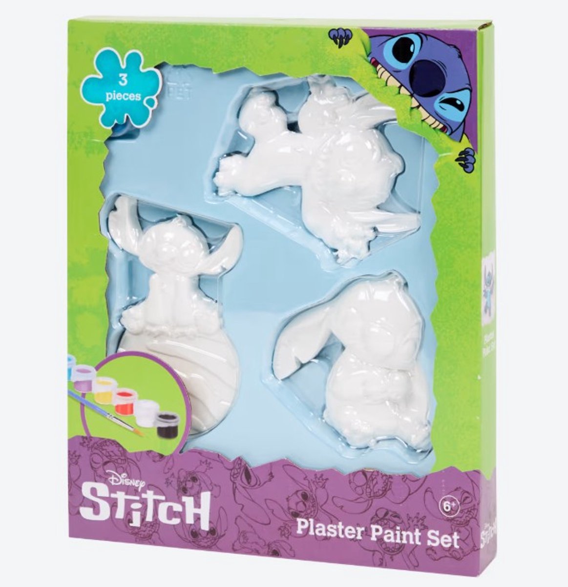 Disney Stitch Gipsfiguren Verfset