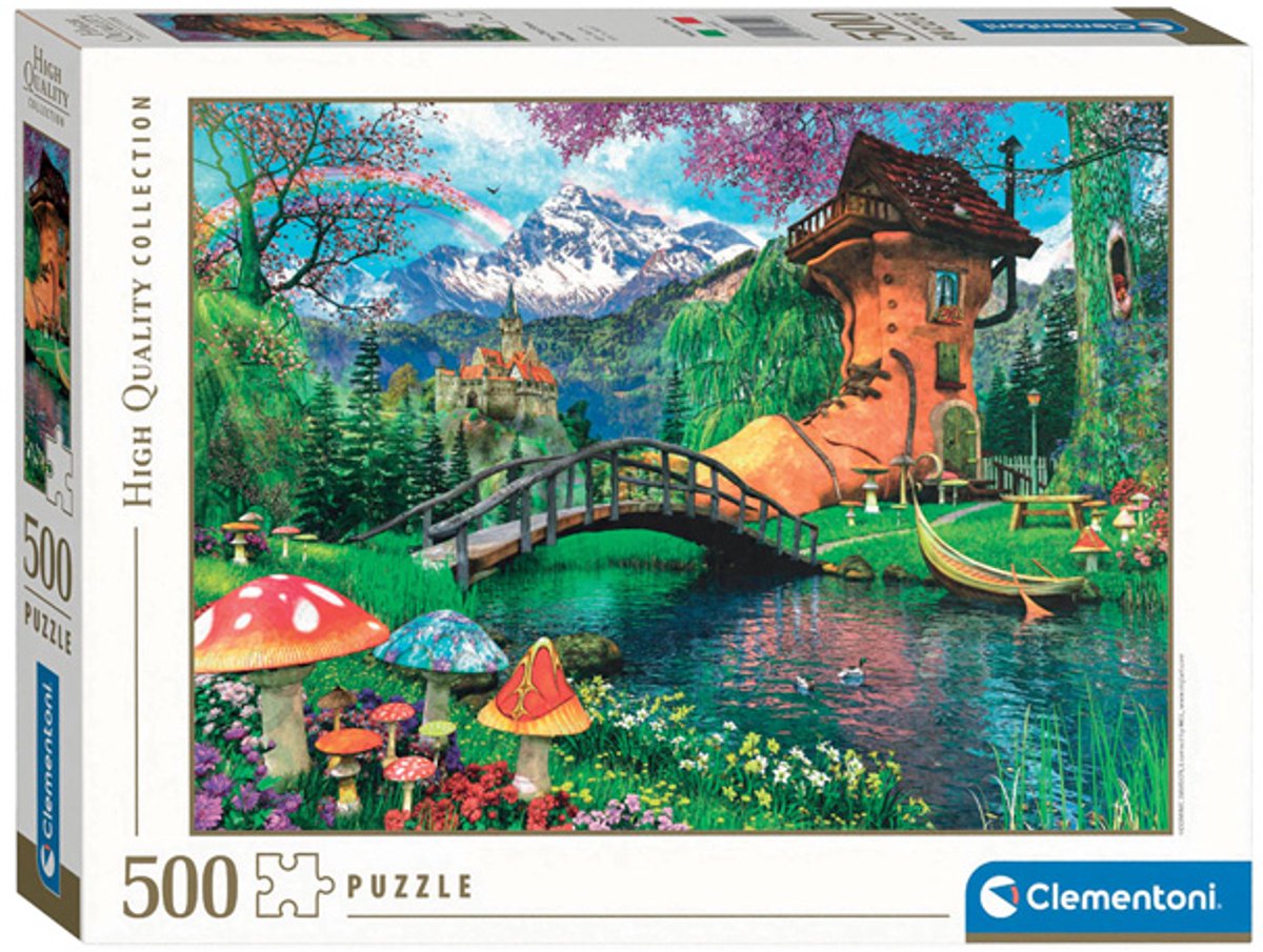 Clementoni - Puzzel - 500 Stukjes - Het Oude Schoenhuis - Puzzel Voor Volwassenen - High Quality Collection — afbeelding 9