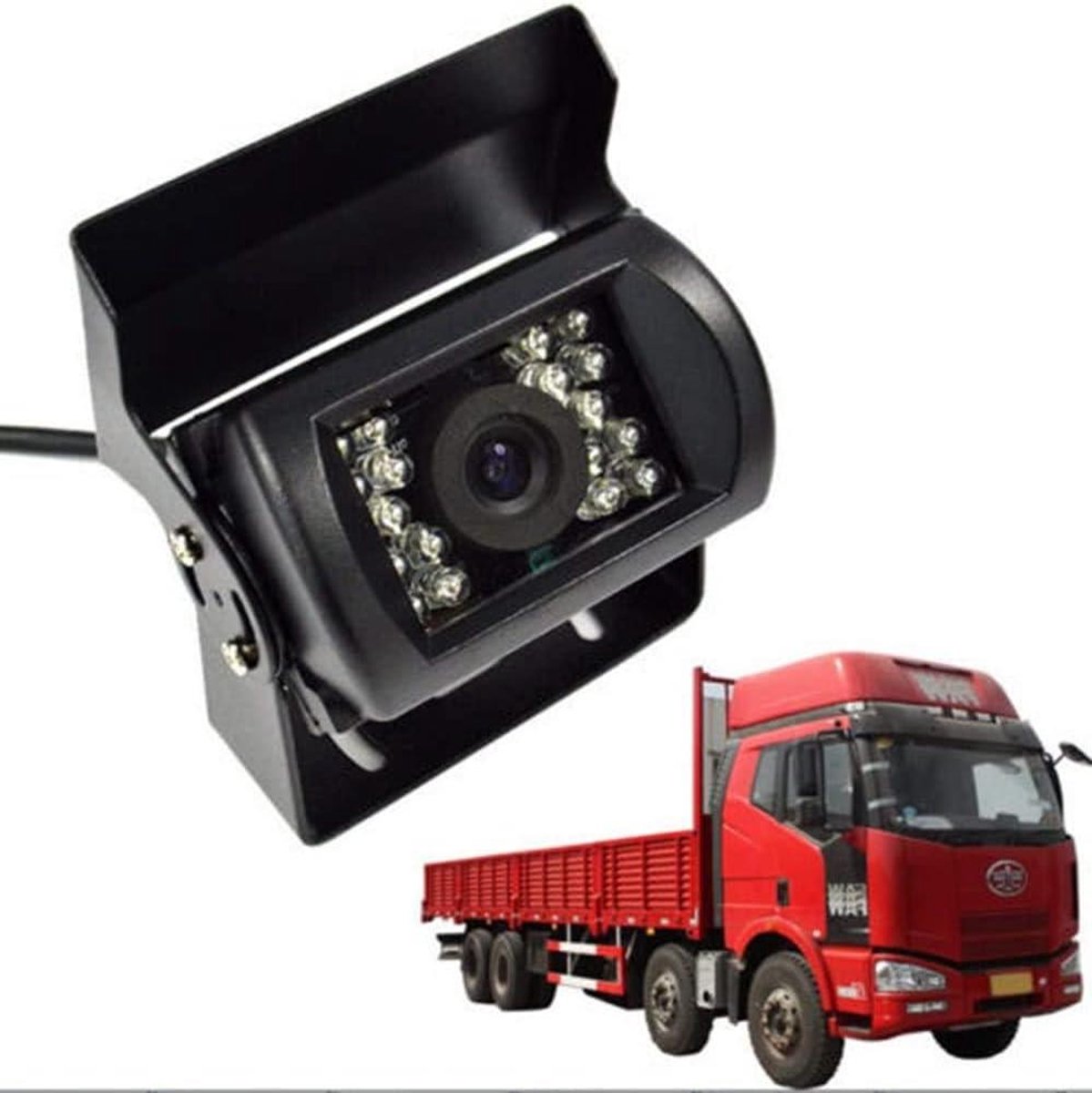 Parkeerhulp Camera - Achteruitrijcamera Vrachtwagen - Dode Hoek Zicht - IR Nachtzicht Waterdicht - 120 Graden Lens