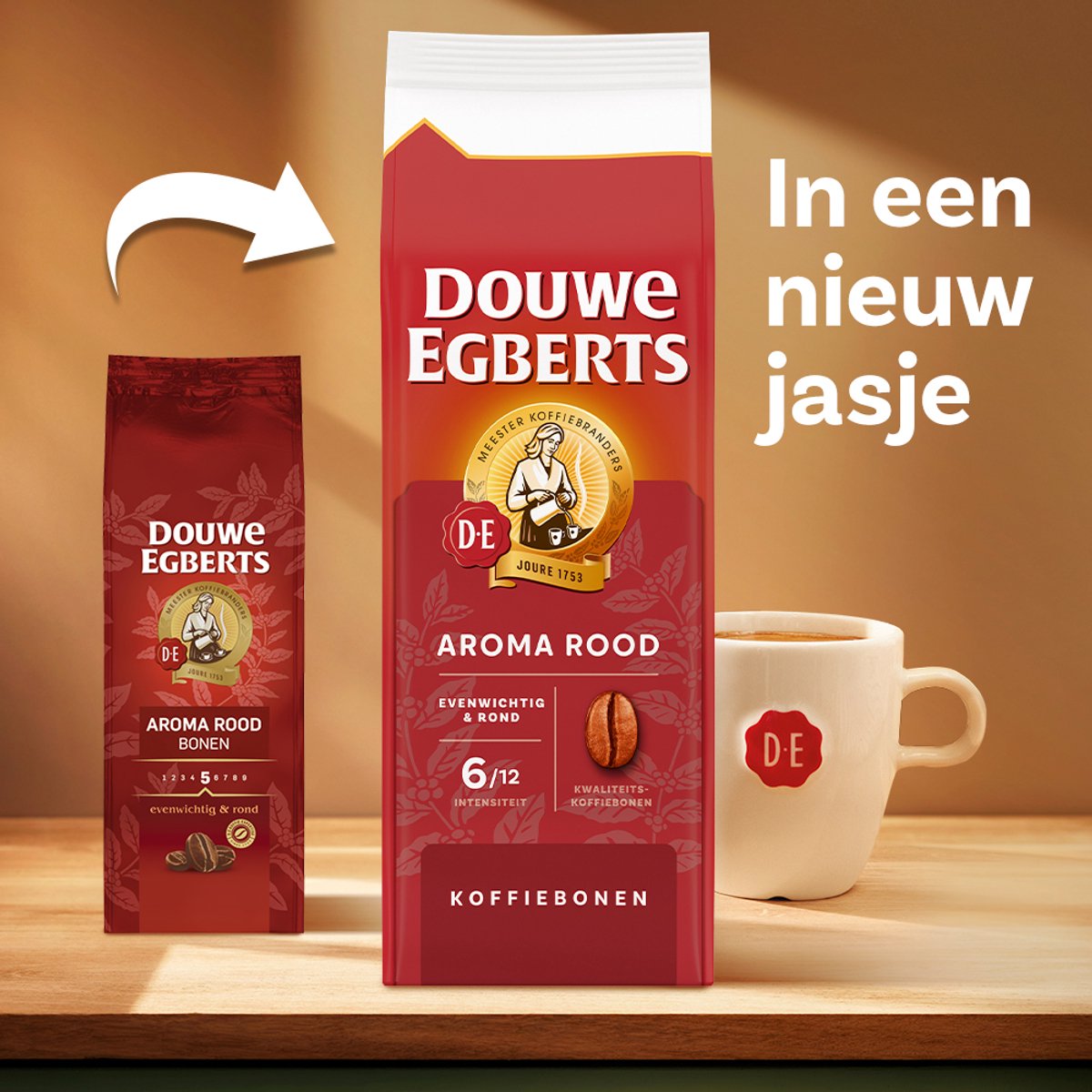 Aroma Rood Koffiebonen - 6 x 500 gram -