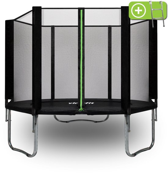 VirtuFit trampoline met veiligheidsnet – 305 cm – zwart