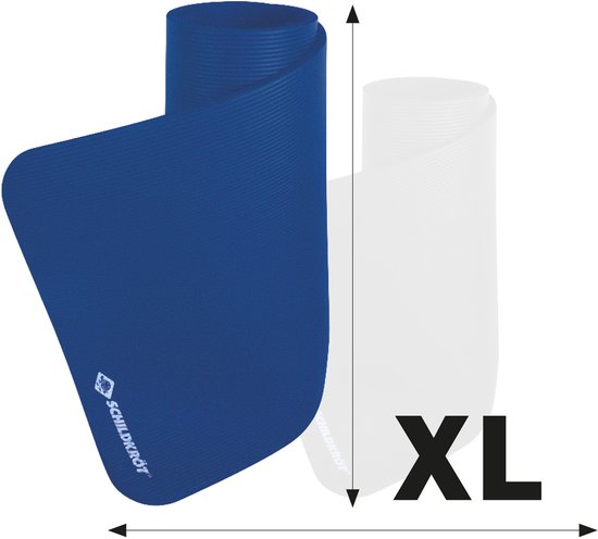 Schildkröt Fitness 960163 yogamat Rubber Blauw van Schildkröt — afbeelding 4