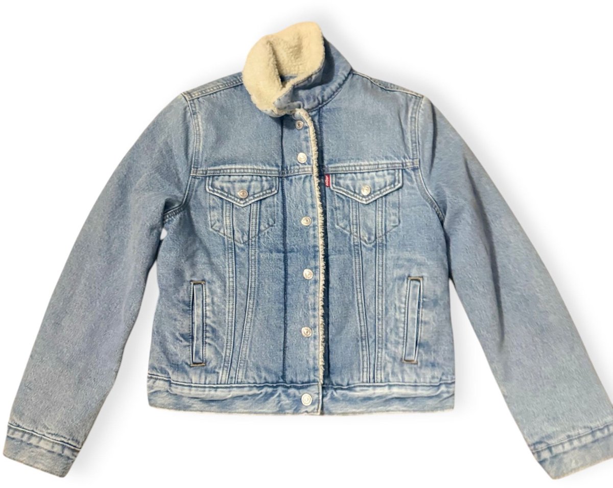 Levi’s Original Sherpa Trucker Jacket Dames Blauw