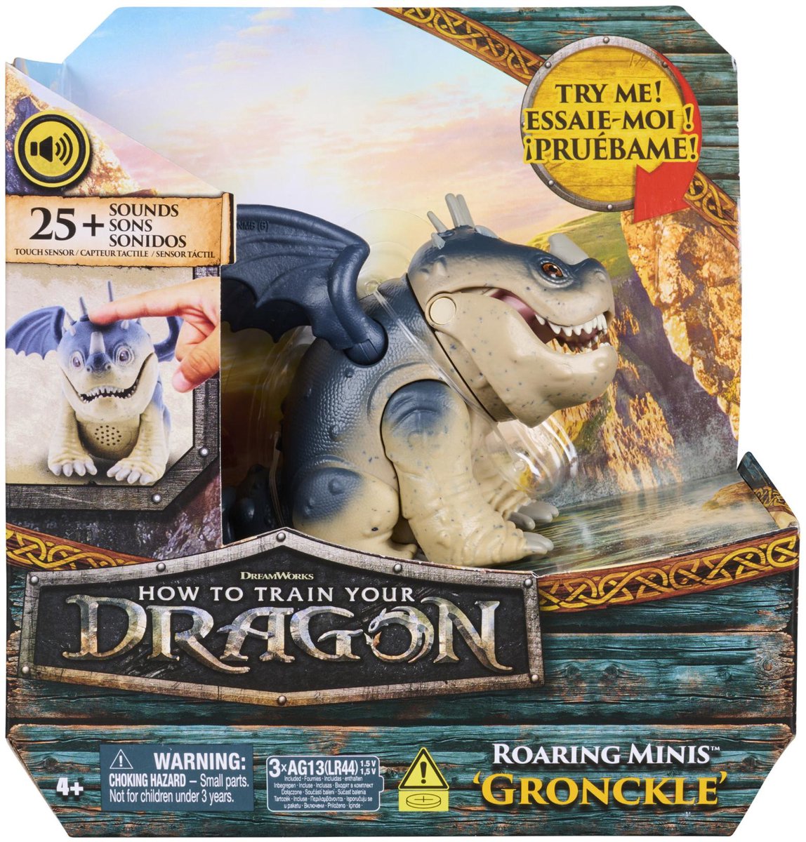 Dreamworks Dragons Spin master draak speelgoed how to train your dragon interactief gronkle figuur.