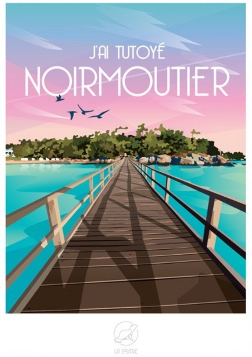 La Loutre puzzel NOIRMOUTIER - 1000 stukjes legpuzzel.