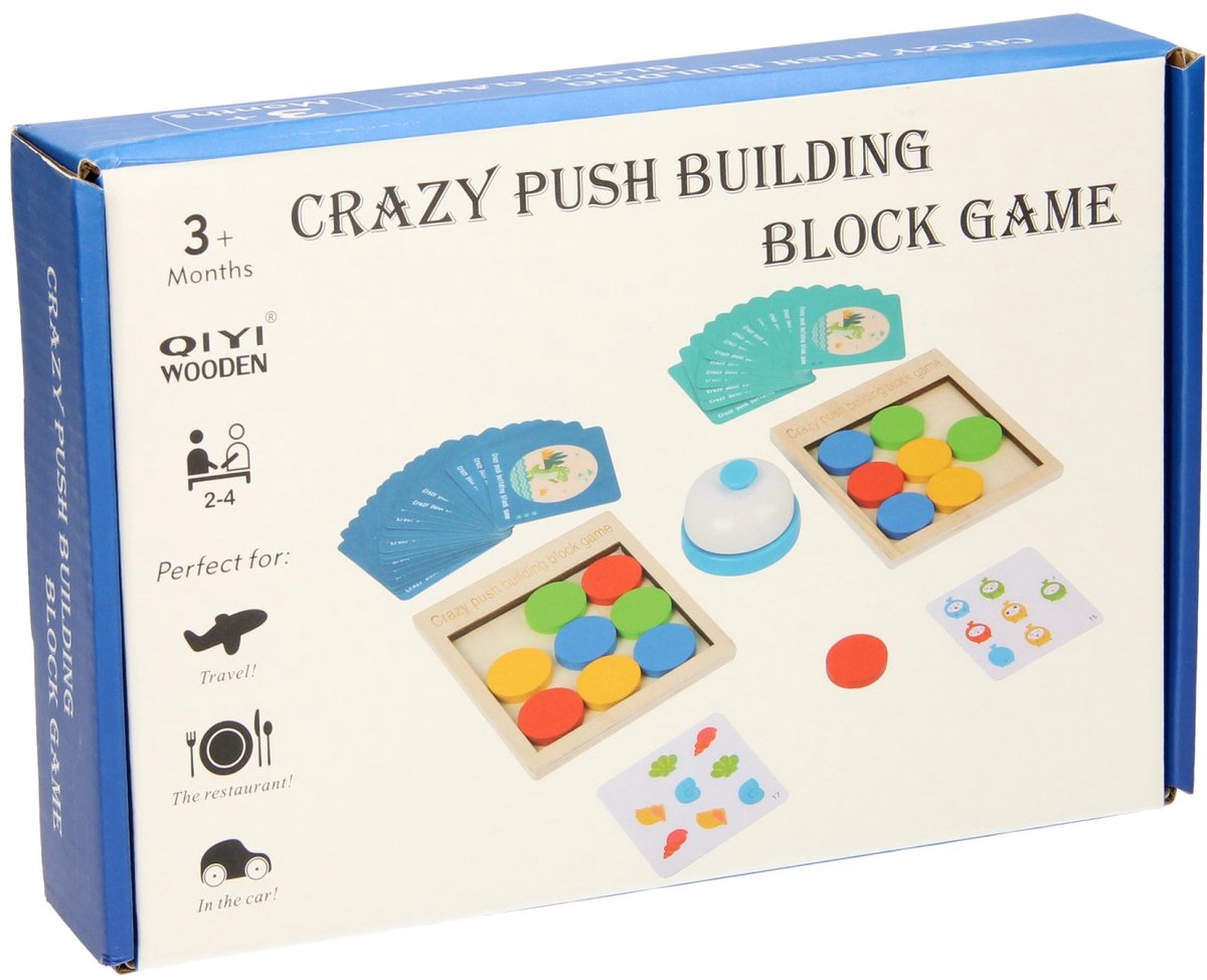 Houten Schuifpuzzel Duel met Bel Spel