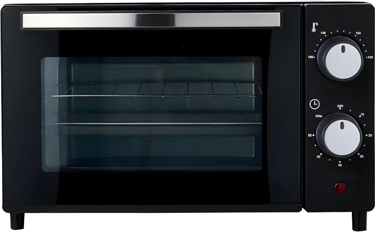DnA® Mini Oven - Camping Oven - Mini Oven Vrijstaand - Zwart - 29cm x 37cm x 23cm