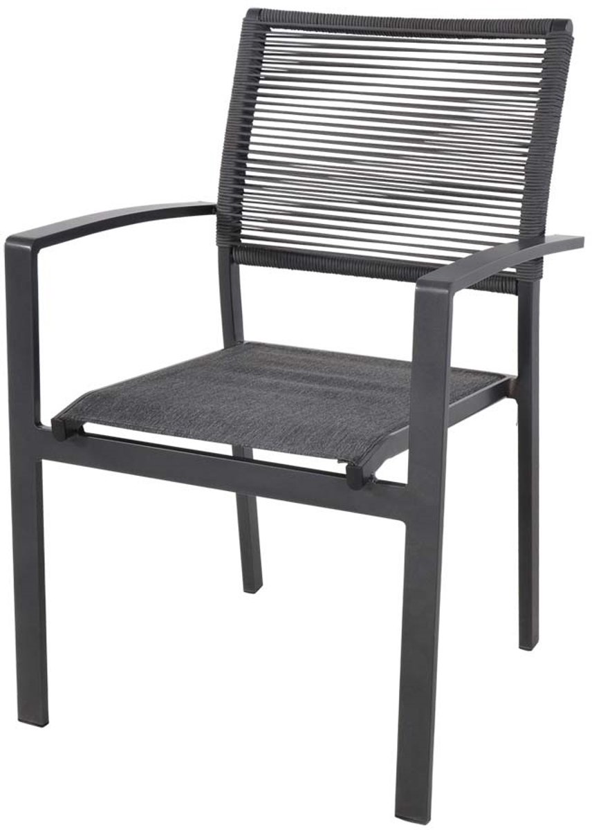 Lesli Living - Bistrostoel Vitolini - Grijs - 57x62x87cm