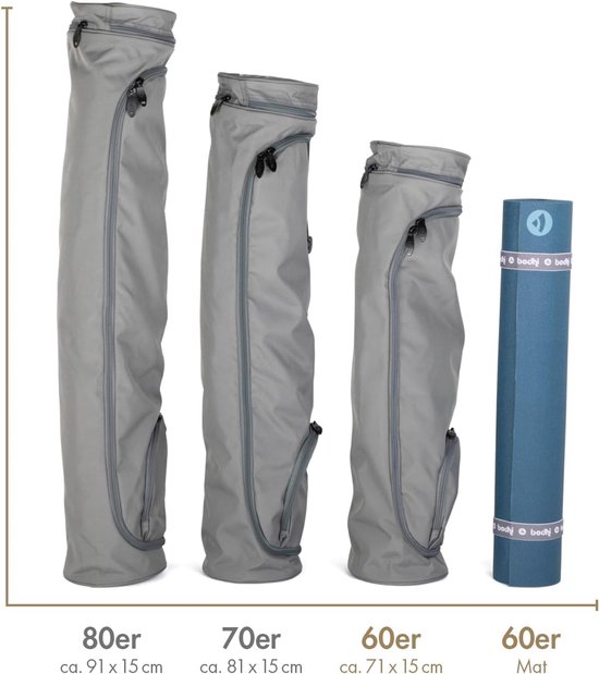 Yogatas - Sporttas - Yogamat Vervoeren - Spatwaterdicht Buitenvak - 60 cm Breed - lila — afbeelding 4