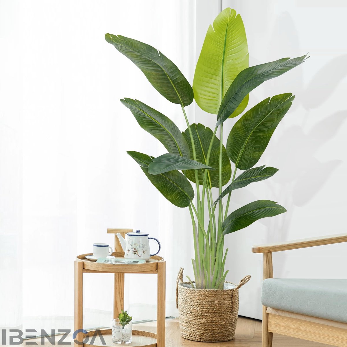 Kunstparadijsvogel - Tropische Palm - 150 cm - Kunststof