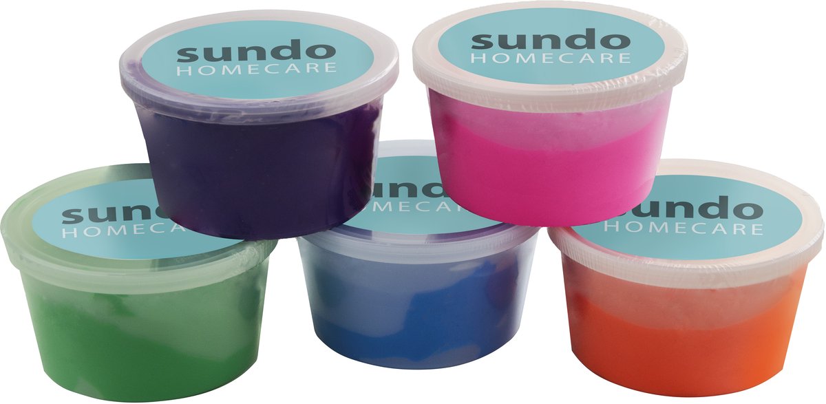Sundo Therapieklei middelzacht 85 g - Handoefenklei voor handtraining en revalidatie - Mix