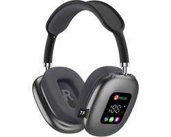 ANC-hoofdtelefoon met actieve ruisonderdrukking – draadloze hoofdtelefoon met Bluetooth 5.4 – voorzien van een digitaal LED-display – TF-kaartsleuf en opvouwbaar ontwerp – comfortabel om 24 uur per dag te dragen – geschikt voor op reis en op het werk