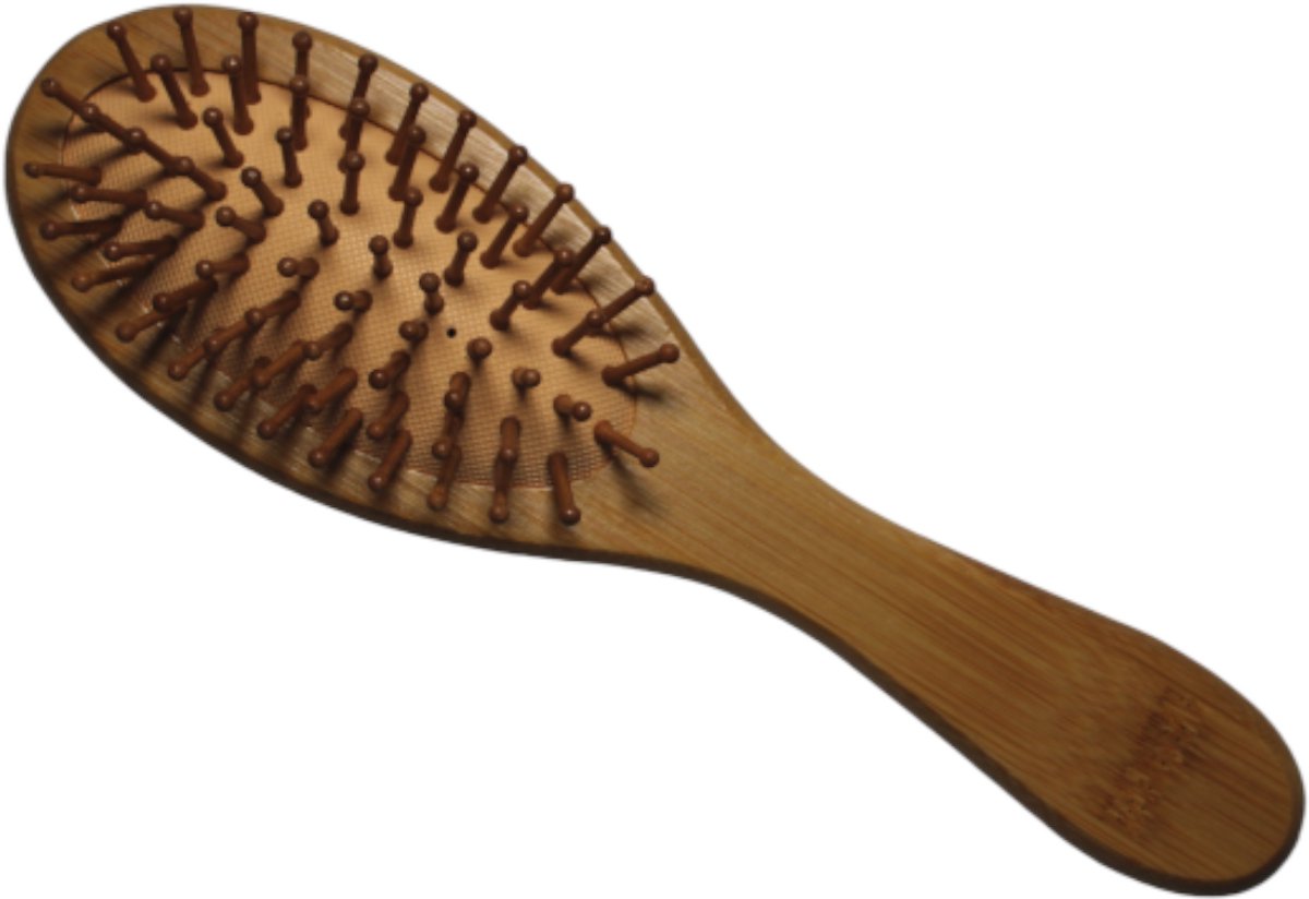 Bamboe Haarborstel - Duurzaam & Biologisch - Soepel & Zacht Ontwarren - 22 cm