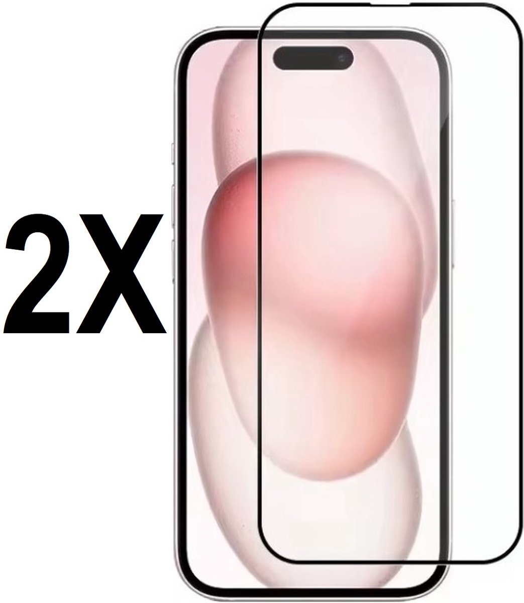 Screenprotector - geschikt voor iPhone 17 Air - FULL COVER - Tempered glass screen protector geschikt voor iPhone 17 Air - glasplaatje - 2 stuks