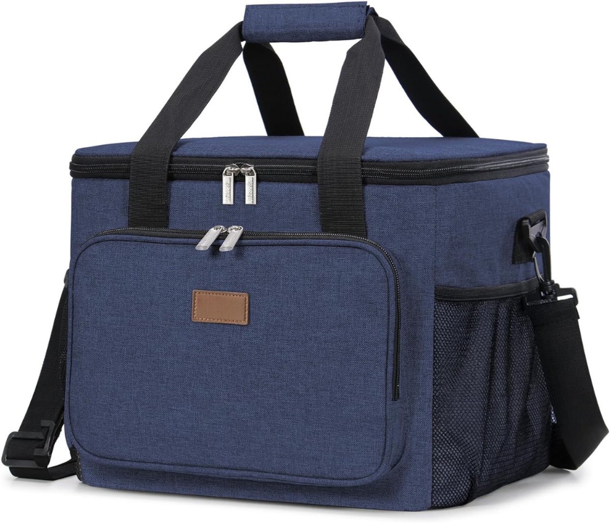 Picknicktas - Picknickmand - Lunchtas - Lunch Bag - Koeltas - Koelrugtas - Koelrugzak - Cooler Bag - Thermotas - 24L - Donkerblauw - van Imperatoris