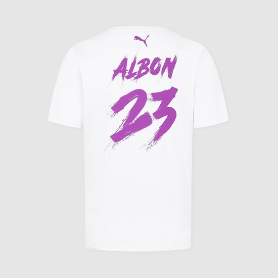 Williams F1 - Formule 1 - Albon T-Shirt - Wit - Heren - Maat XXXL van Merkloos — afbeelding 2