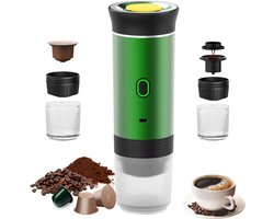 Zyrex® Draagbare Koffiemachine - Blender To Go - Draagbare Blender - Groen - 9cm x 9cm x 27cm