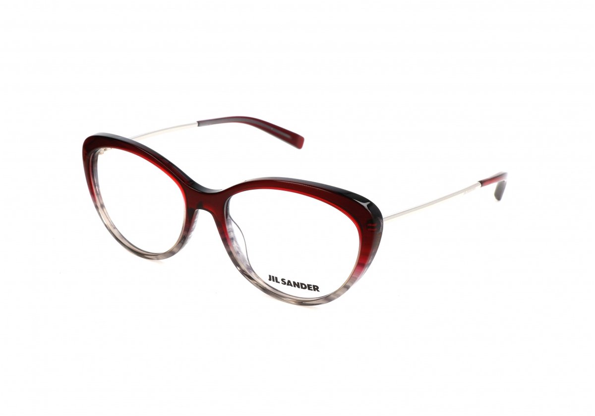 Jil Sander J4001 Dark red gradient 55/17/140 WOMAN Brilmonturen