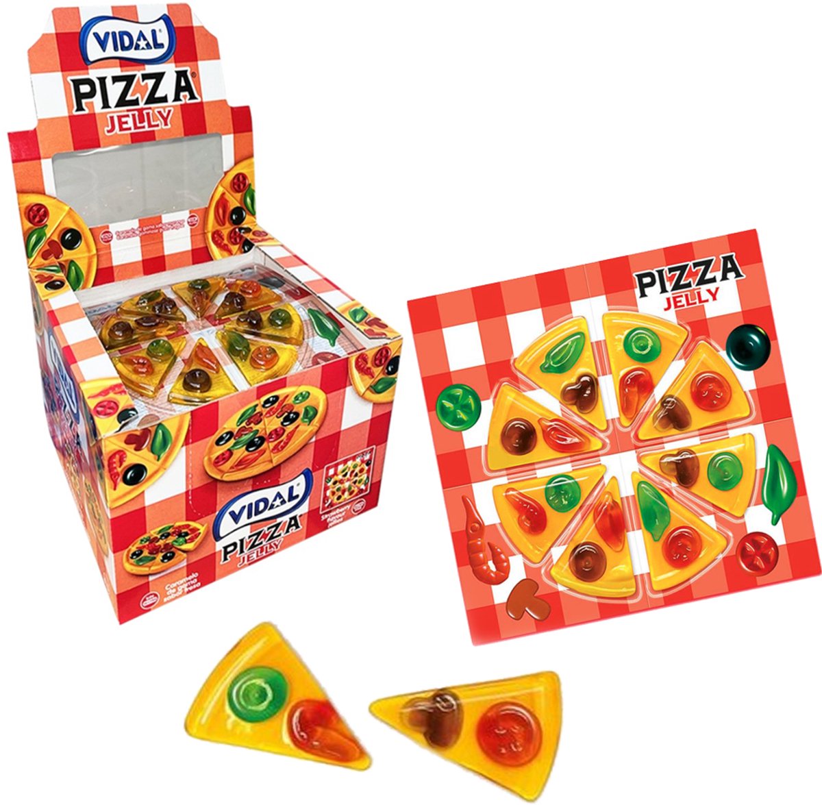 Vidal Pizza Jelly in blister - 11 x 8 pizza's
