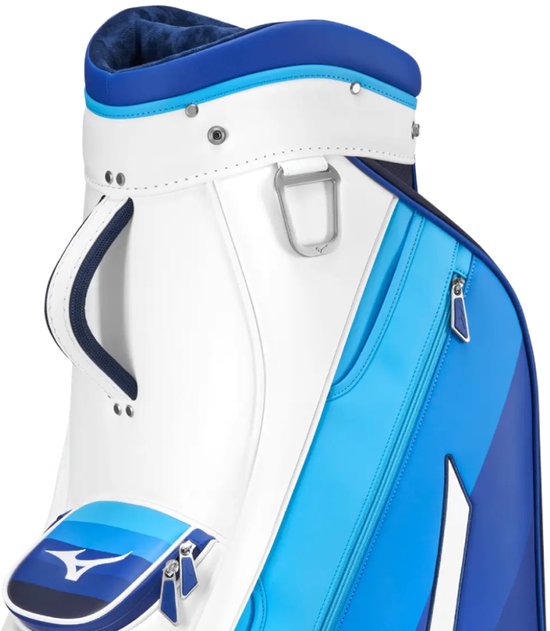 Mizuno Tour Staff 2025 Golftas - Cartbag- Wit Blauw van Merkloos — afbeelding 5