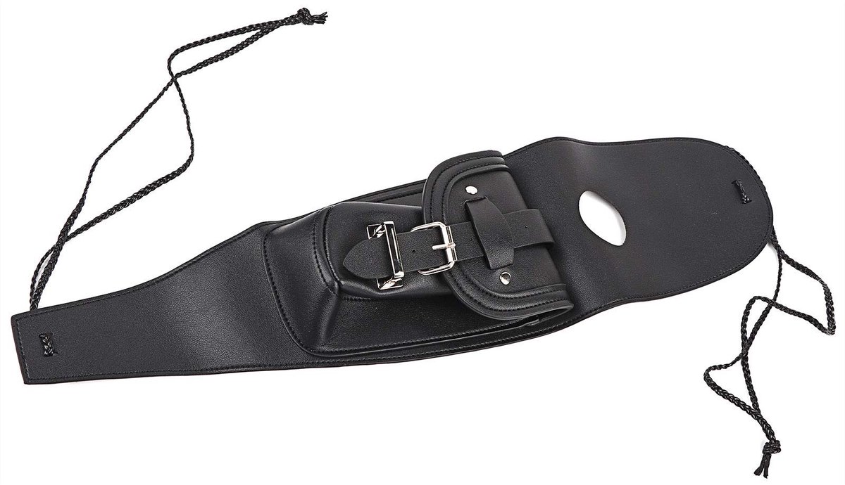 aladdien - Tank Lederen Tas - Universele Motorfiets Accessoire - Zwart - PU Lederen Brandstoftank Cover - Buideltas - Geschikt voor Motorfiets