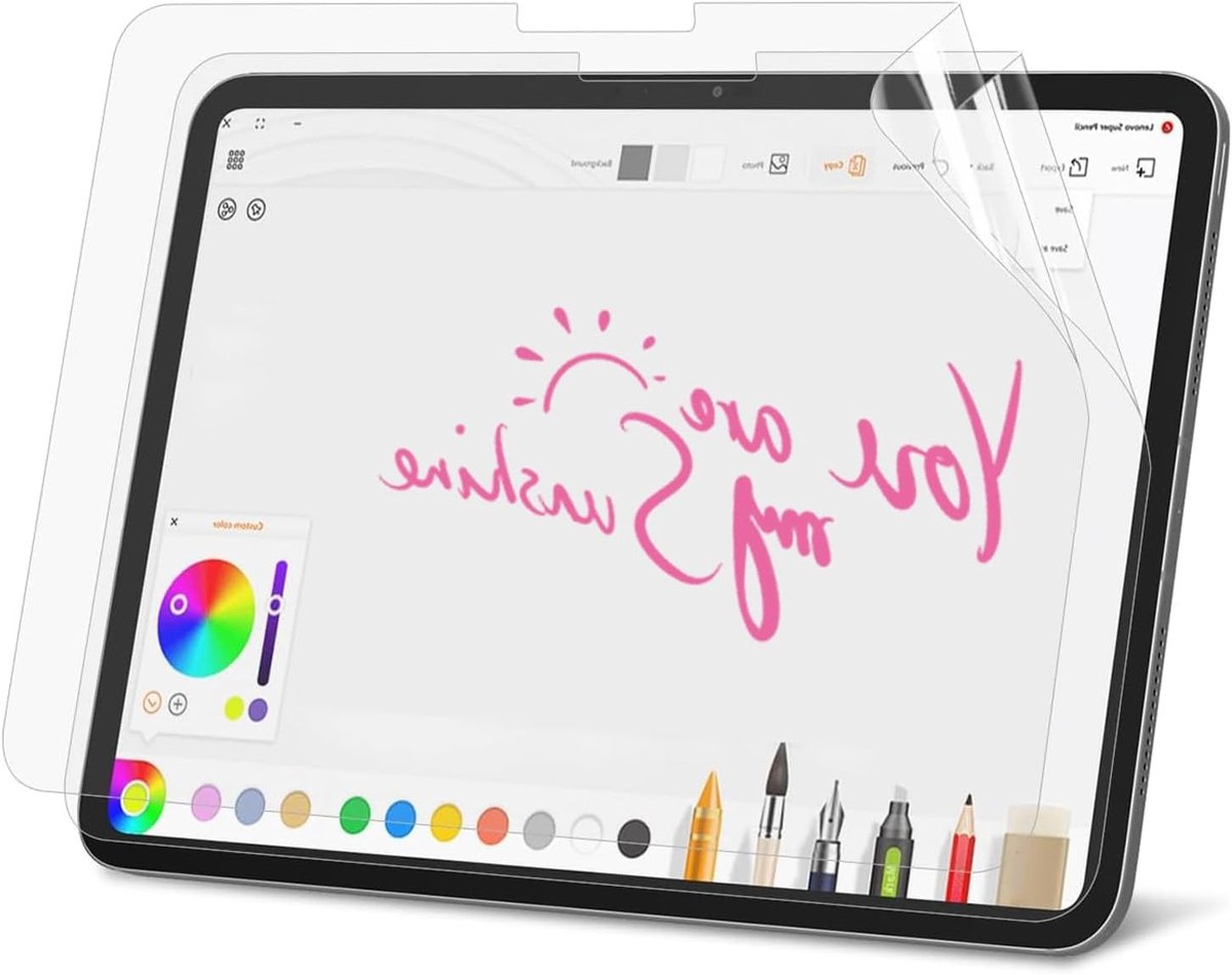 Matte Screen Protector voor iPad 10e Generatie 10.9 Inch 2022, Geschikt voor Apple Pencil, 2-Pack met Paper-achtige Afwerking en Bescherming tegen Krassen