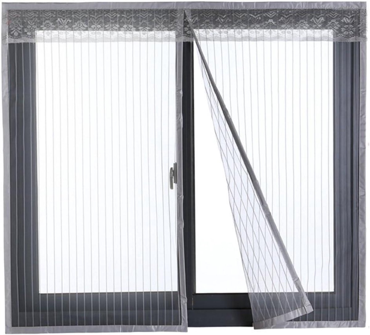 Vliegendeur Hor - Insectenhor Deur - Ramen en Deuren Beschermen - Zonder Boren te Monteren - 150 x 180 cm