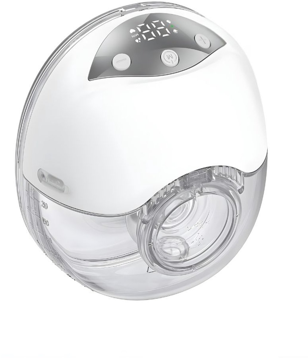DnA® Borstkolf - Handsfree Borstkolf - Elektrische Borstkolf - Handkolf - Draadloze Borstkolf - Wit - 19cm x 15cm x 9cm