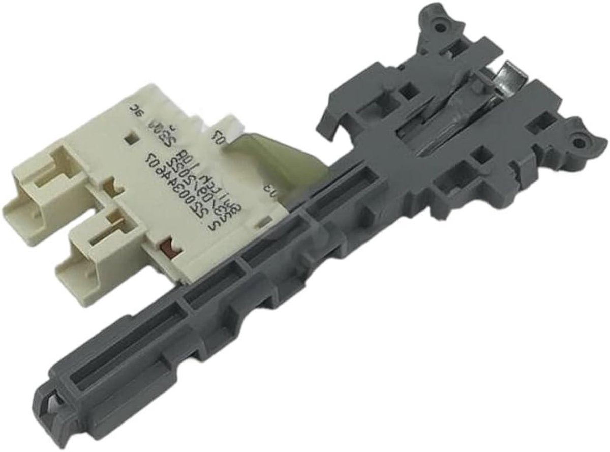 Deurslot Vaatwasser - Sluiting Deur - Vaatwasser Reparatie - Met 2 Contacten - 1.5 inch Diepte - Geborsteld Metaal