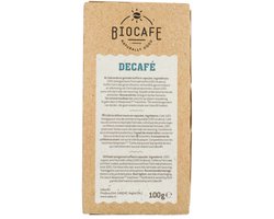 Biocafe Koffiecups Decafé - 6 x 100 gr - Voordeelverpakking